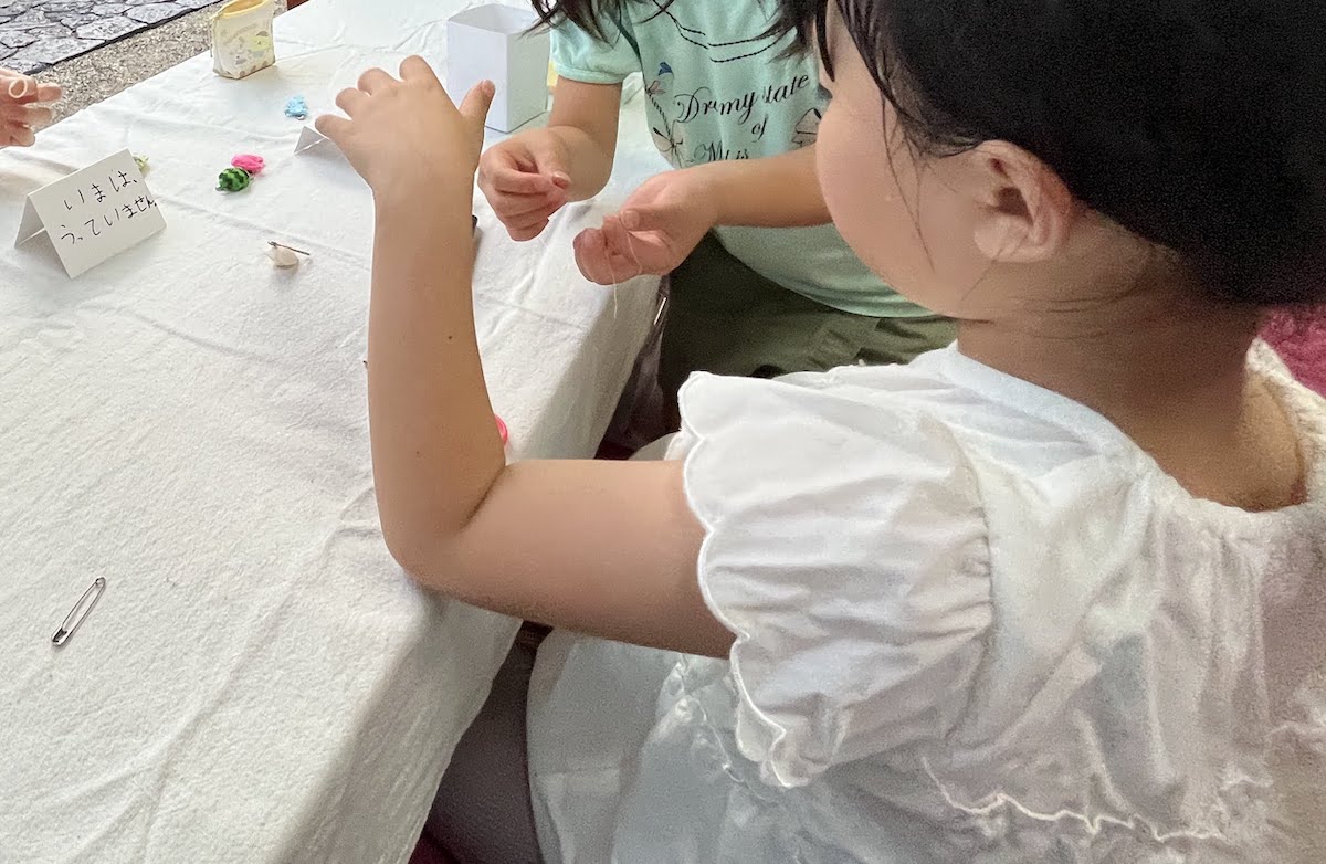 あかりバッチしょうてん 出店の様子