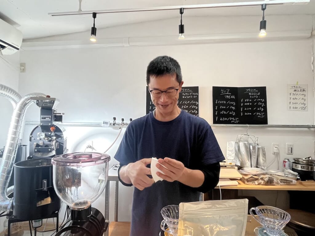 ヨシダ珈琲豆店 店主