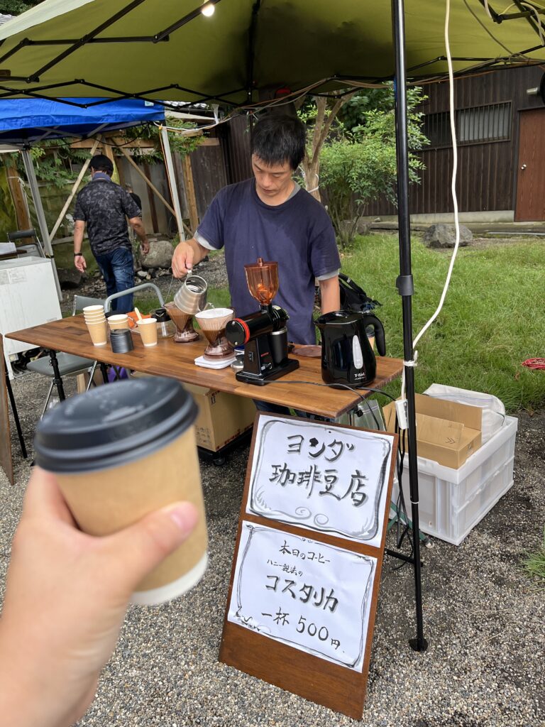 2024年7月 ヨシダ珈琲豆店 奈良八坂神社祇園祭出店風景