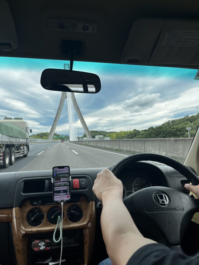 車でドライブ景色 奈良から静岡へ