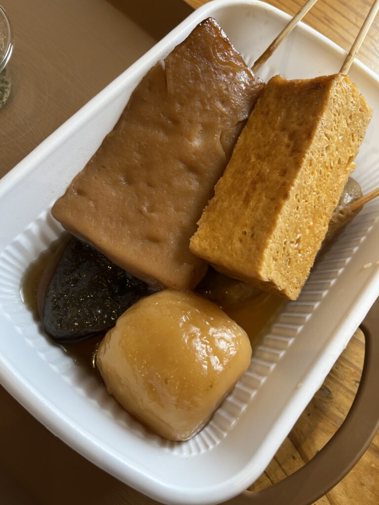 天神屋 おでん 卵焼き