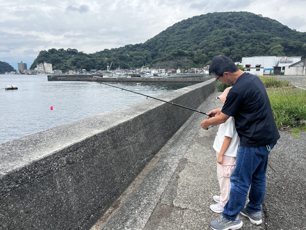 静岡県沼津 釣りの練習