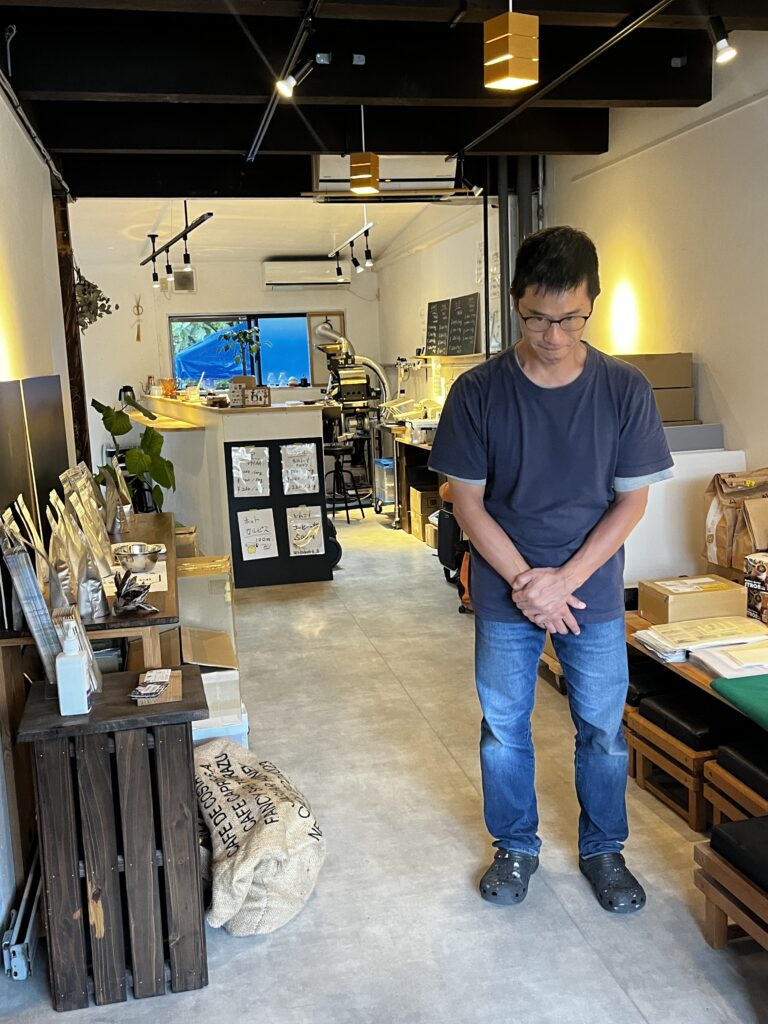 ヨシダ珈琲豆店 お見送り
