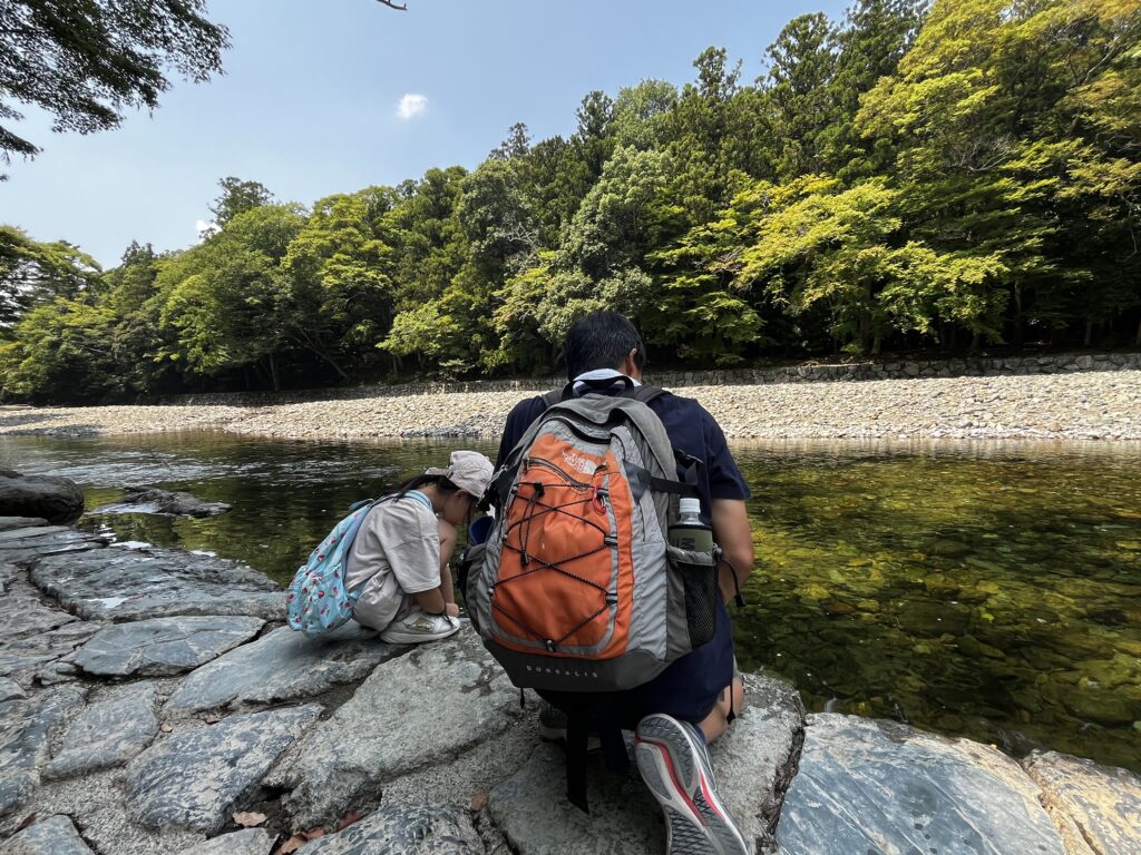 伊勢神宮 内宮 五十鈴川 御手洗場（みたらし）