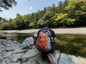 伊勢神宮 内宮 五十鈴川 御手洗場（みたらし）