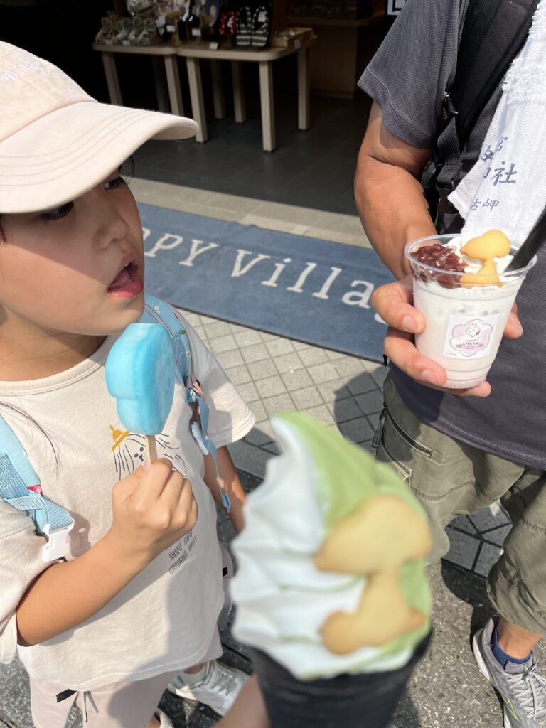 スヌーピー茶屋 アイス