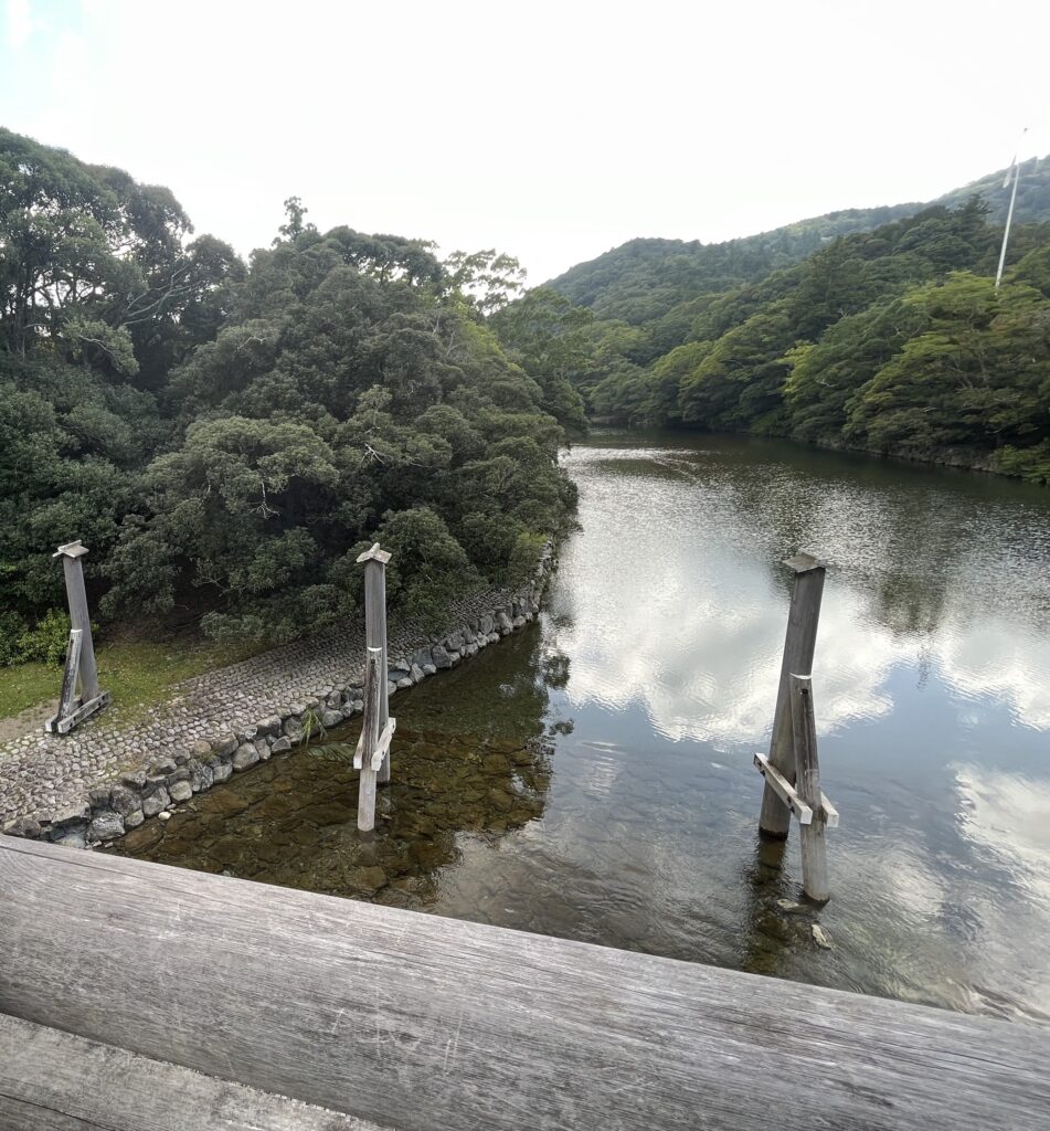 伊勢神宮 内宮 橋からの眺め