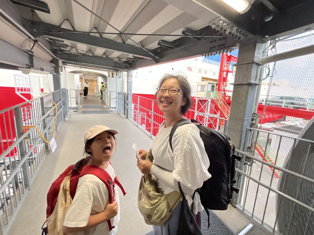 宮崎カーフェリー乗船前