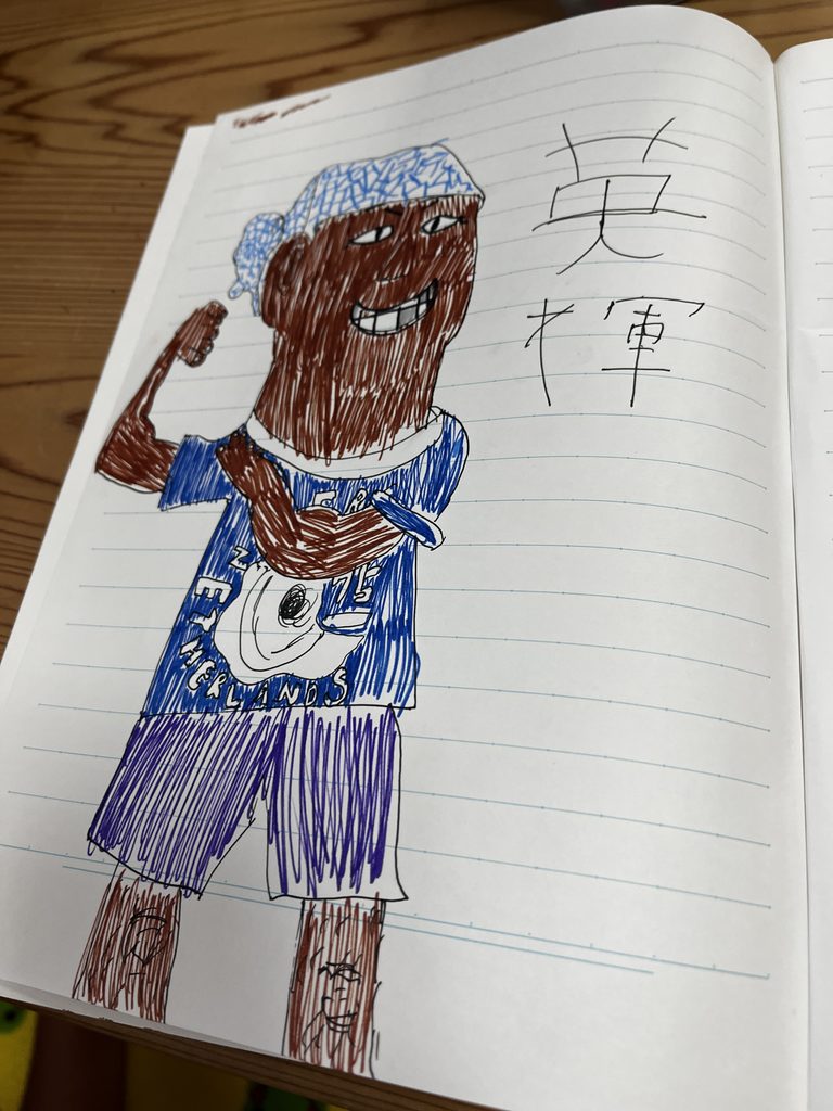 英揮さん似顔絵
